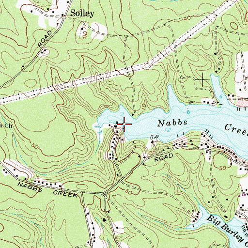 Topographic Map of Hand Brothers Marina, MD