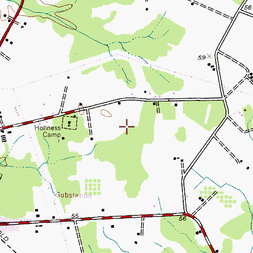 Topographic Map of Homestead Manor Assisted Living Center, MD