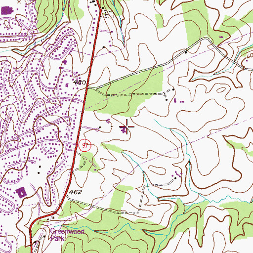 Topographic Map of Marian Assisted Living Center, MD