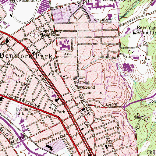 Topographic Map of Saint John Baptist Church, MD