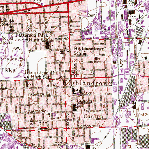 Topographic Map of The Church of Jesus Christ of Latter Day Saints, MD