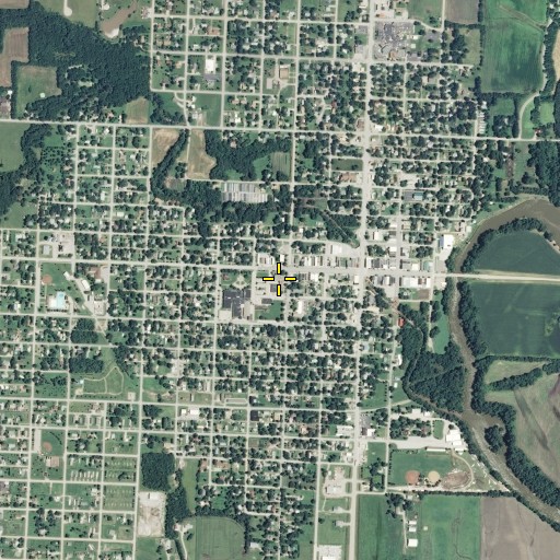 Aerial/Satellite Image of Coffey County Sheriff's Office, KS