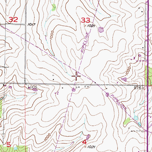 Topographic Map of Lenexa Police Department Substation, KS