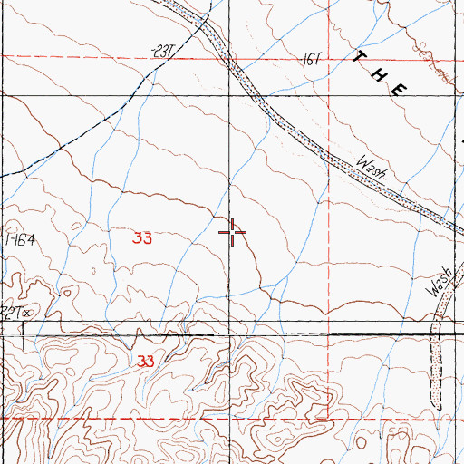 Topographic Map of The Narrows, CA