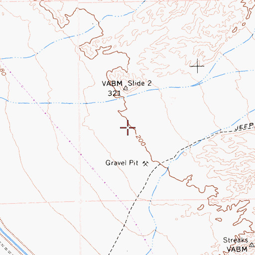 Topographic Map of Thermal Canyon, CA