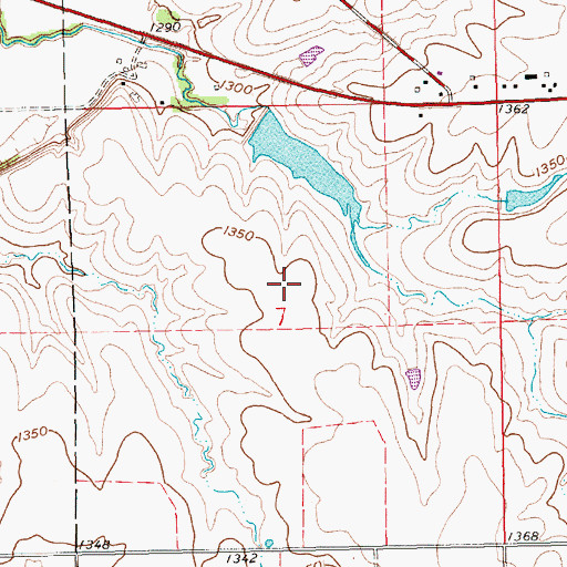 Topographic Map of El Dorado Correctional Facility, KS
