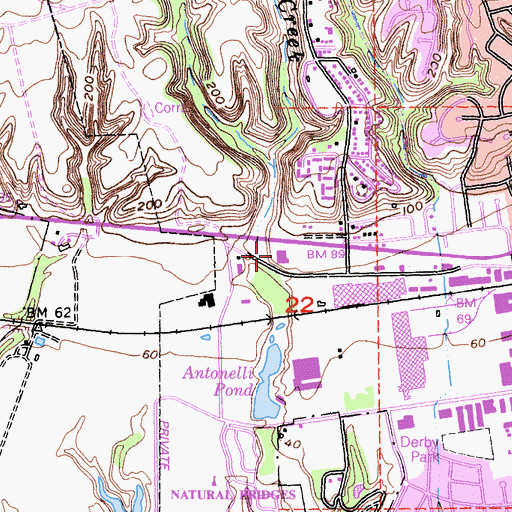 Topographic Map of Pacific Collegiate School, CA