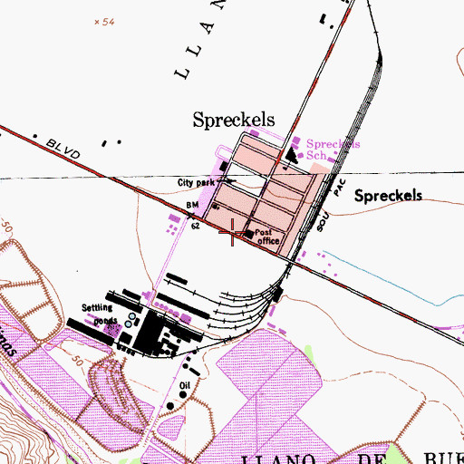 Topographic Map of Montessori Learning Center, CA