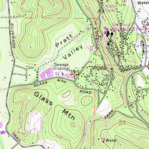 Topographic Map of Elmshaven, CA