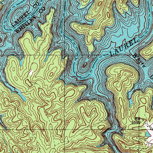 Topographic Map of Legal Post Office (historical), KY