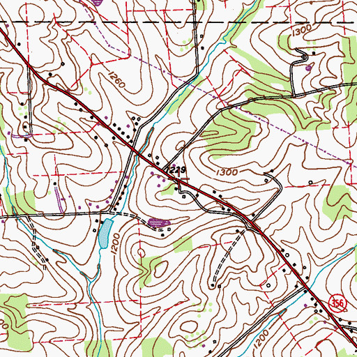 Topographic Map of Crosswinds Alliance, PA