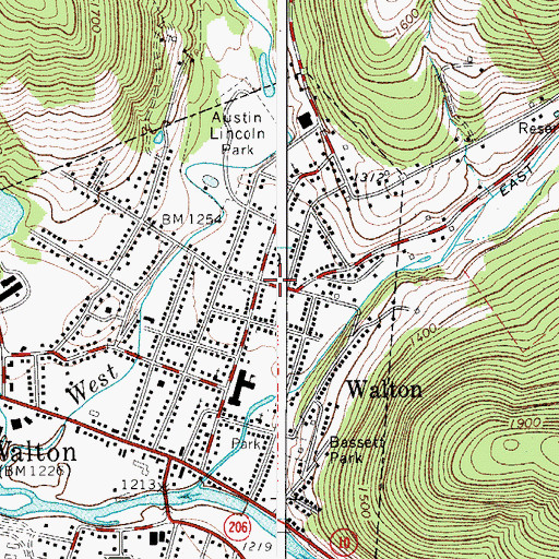 Topographic Map of Reformed Presbyterian Church, NY