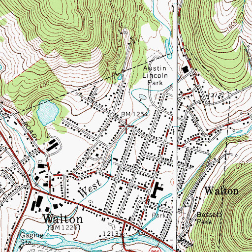 Topographic Map of Free Methodist Church, NY