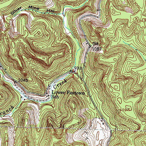 Topographic Map of Laura Post Office (historical), KY