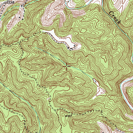 Topographic Map of Loam Hill, KY