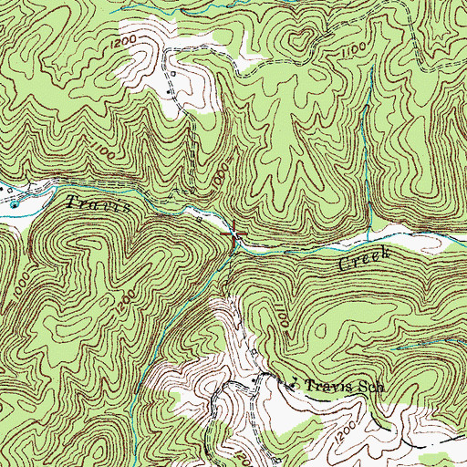 Topographic Map of Lynch Post Office (historical), KY