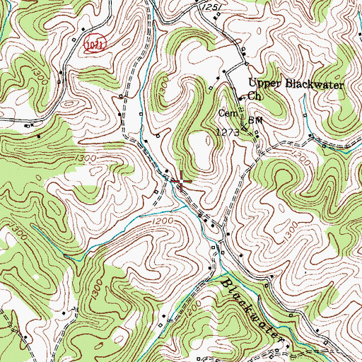 Topographic Map of Privette School (historical), KY