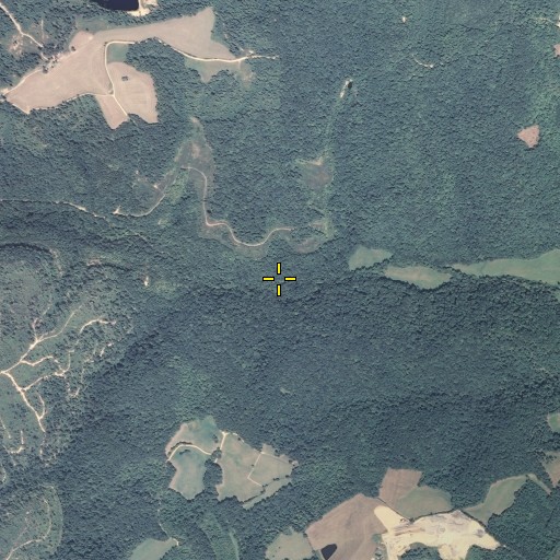 Aerial/Satellite Image of Travis (historical), KY