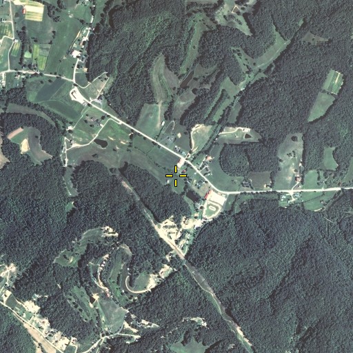 Aerial/Satellite Image of Woods Branch, KY