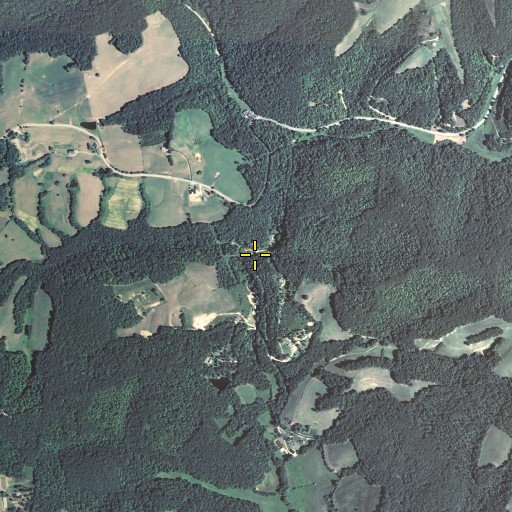 Aerial/Satellite Image of Huff School (historical), KY