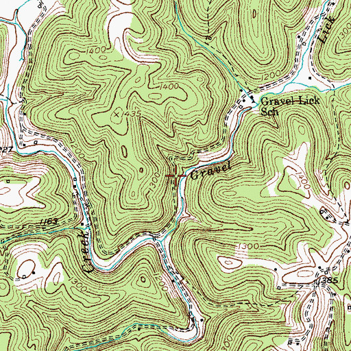 Topographic Map of Collier Post Office (historical), KY
