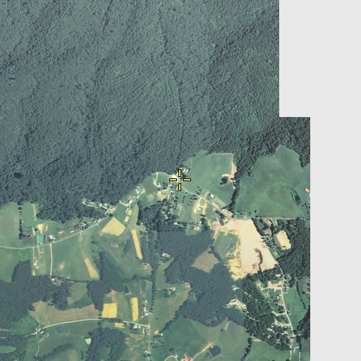 Aerial/Satellite Image of Debolt Post Office (historical), KY