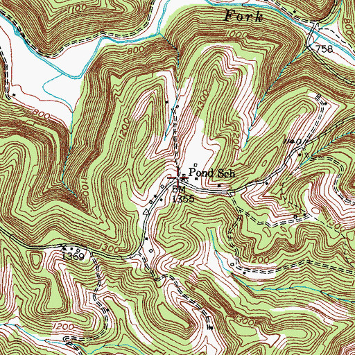 Topographic Map of Fairview (historical), KY