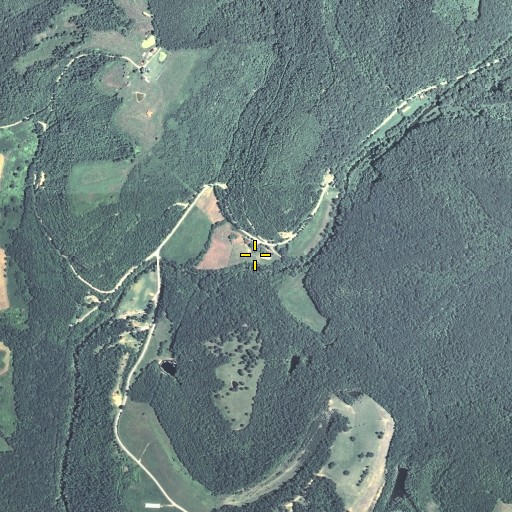 Aerial/Satellite Image of Flat Top School (historical), KY