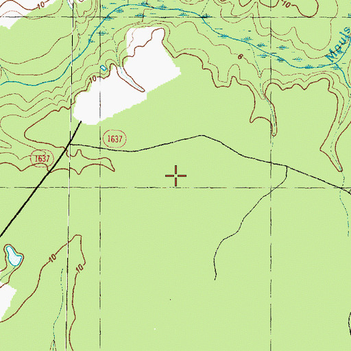 Topographic Map of Craven Correctional Institution, NC