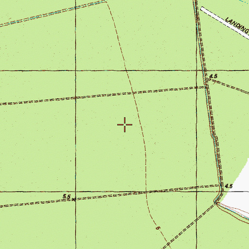Topographic Map of Pasquotank Correctional Institution, NC