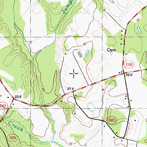 Topographic Map of Pecan Grove Mobile Home Park, NC