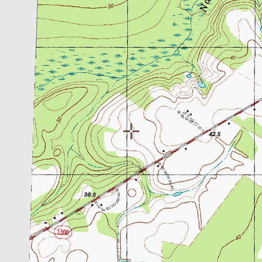 Topographic Map of Grayfield Mobile Home Park, NC