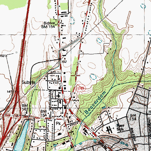 Topographic Map of Refuges Temple Church of God and Christ, NC