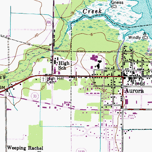 Topographic Map of Saint John Missionary Baptist Church, NC