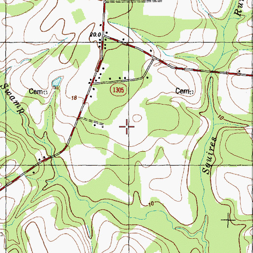 Topographic Map of Seasons Cove Assisted Living Facility, NC