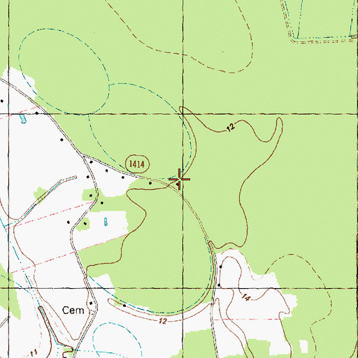 Topographic Map of WeCare Residential Facility, NC