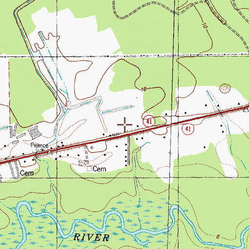 Topographic Map of Golden Care Nursing Home, NC