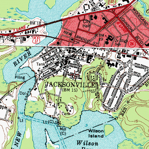 Topographic Map of Faith Body of Christ Assembly Church, NC