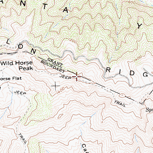 Topographic Map of Tranquillon Ridge, CA