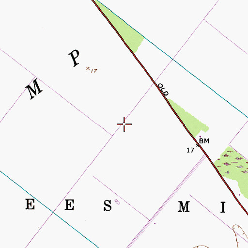 Topographic Map of Donalds Air Park, NC