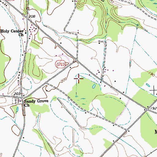 Topographic Map of E T Field, NC