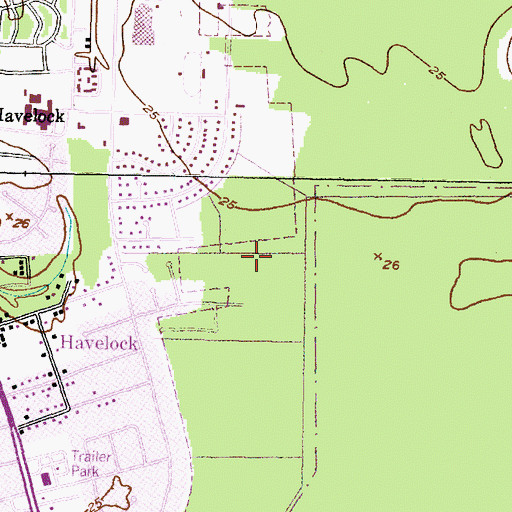 Topographic Map of Abundant Life Full Gospel Baptist Church, NC