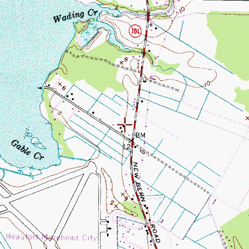 Topographic Map of Kingdom Hall of Jehovahs Witnesses, NC
