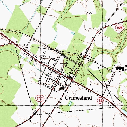 Topographic Map of Holy Ghost Deliverance Church, NC