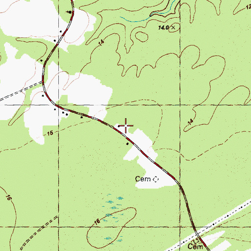 Topographic Map of New Life Ministry Church, NC
