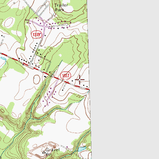 Topographic Map of Now Faith Church, NC