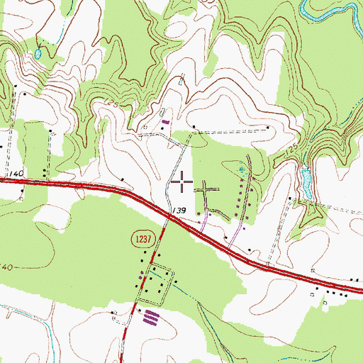 Topographic Map of Trinity Independent Baptist Church, NC