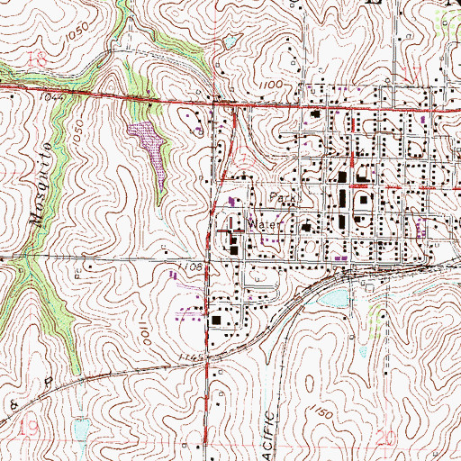 Topographic Map of Troy Middle School, KS