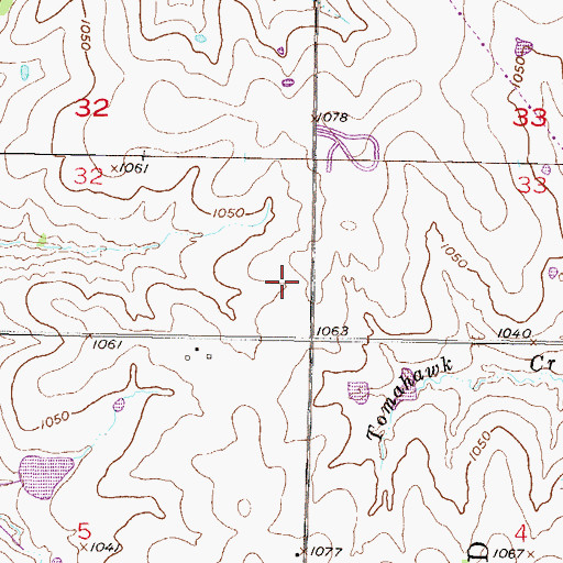 Topographic Map of Olathe School District Offices, KS