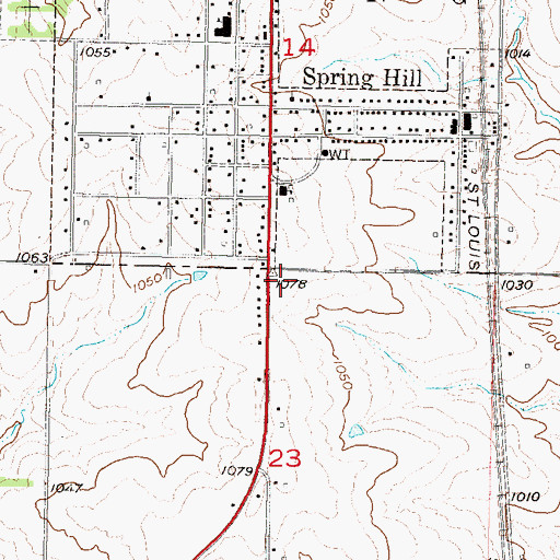 Topographic Map of Insight School of Kansas, KS